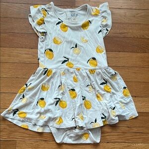 Kyte Baby Lemon Print Dress